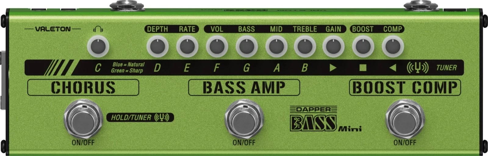 Valeton Dapper Bass Mini Multi-Efekta Pedālis