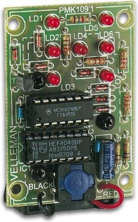 Velleman MK109 iekštelpu 6 lampu zaļas