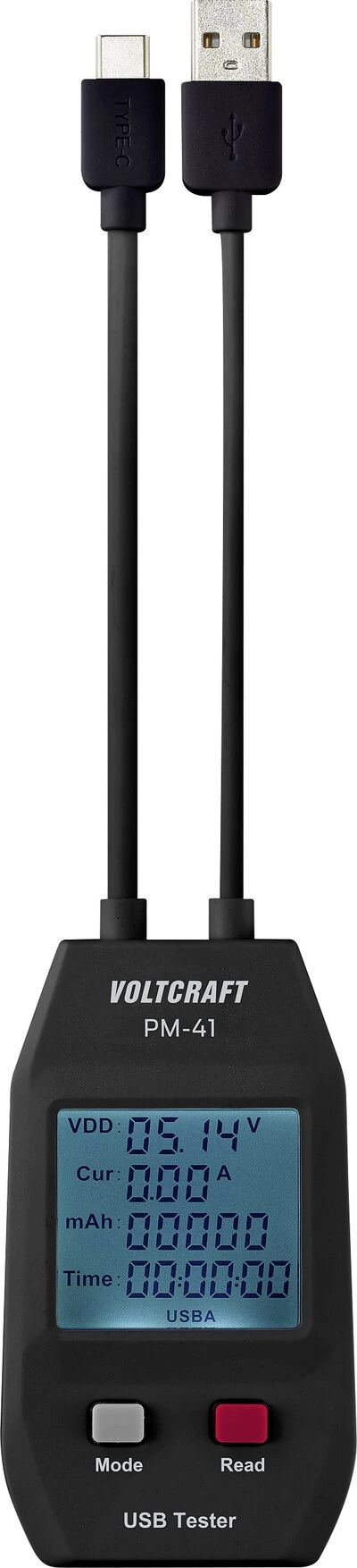 VOLTCRAFT PM-41 USB digitālais multimetrs ar