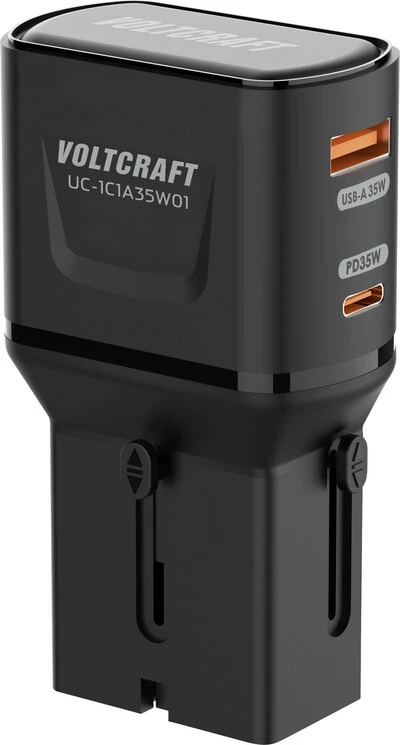 VOLTCRAFT UC-1C1A35W01 35W ceļojumu sienas lādētājs