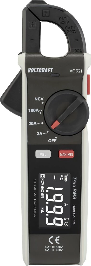 Voltcraft VC-321 digitālās strāvas mērķspailes True