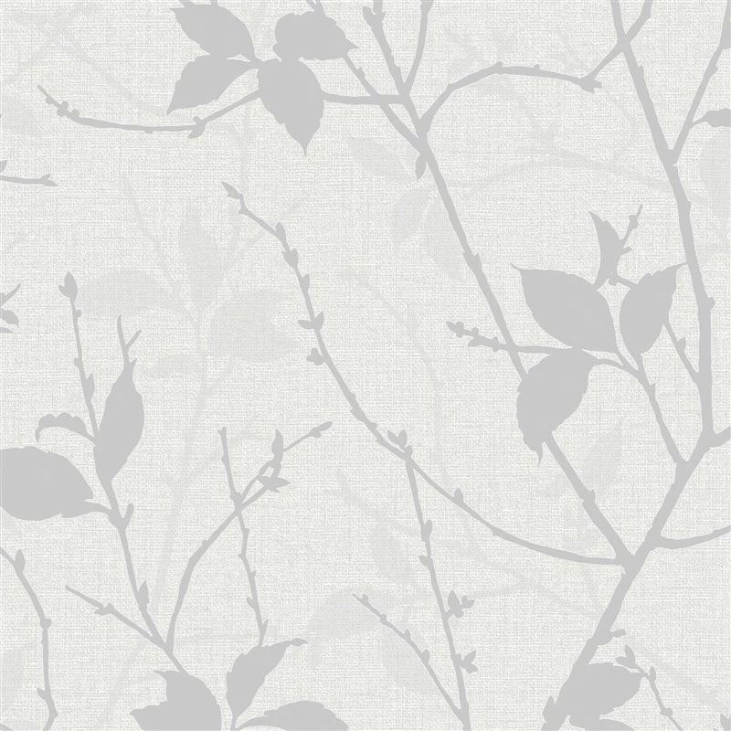 Tapetes 122433 Belle White/Silver Floral Trail