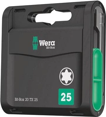 Wera 20 gab. Bit-Check komplekts, TORX