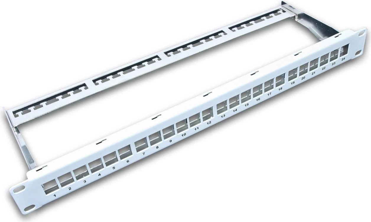 Wirewin 24-Port Keystone Unloaded Patch Panel