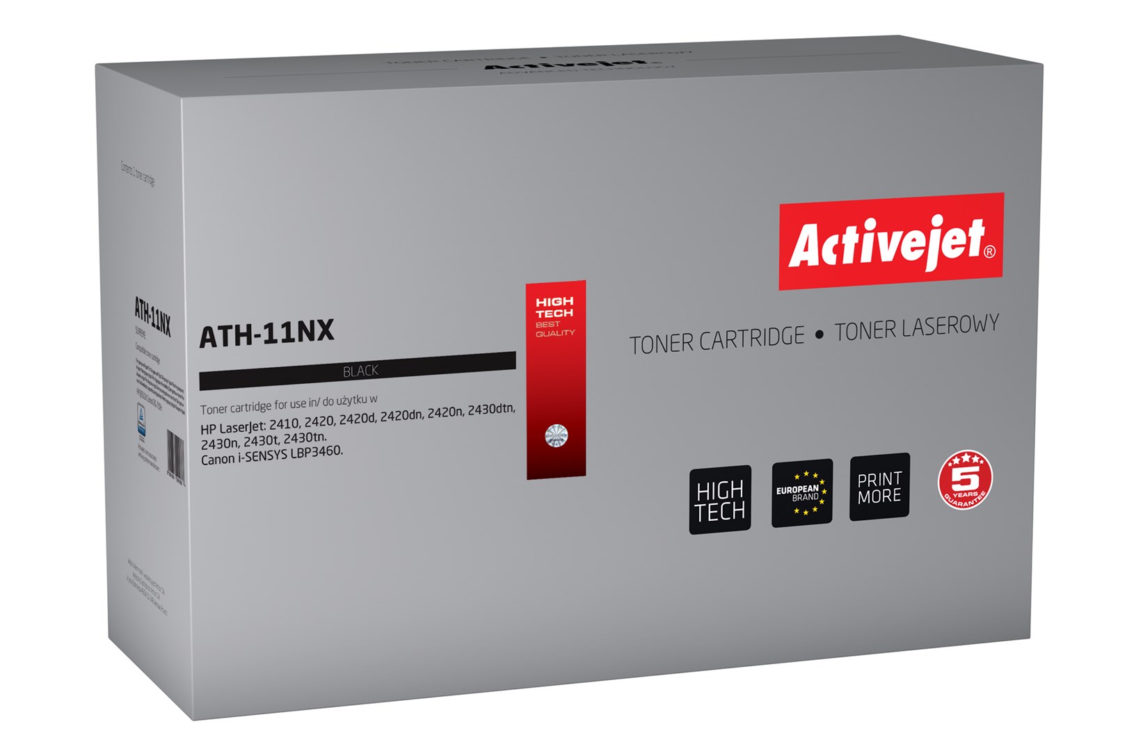 Activejet ATH-11NX melna saderīga tonera kasetne